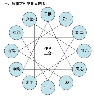 十二生肖相生相克